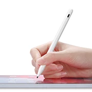 Stylus Tactile Pencil with High-Precision 1.5mm Punta Fina, Rechargeable.White "Length"18cm