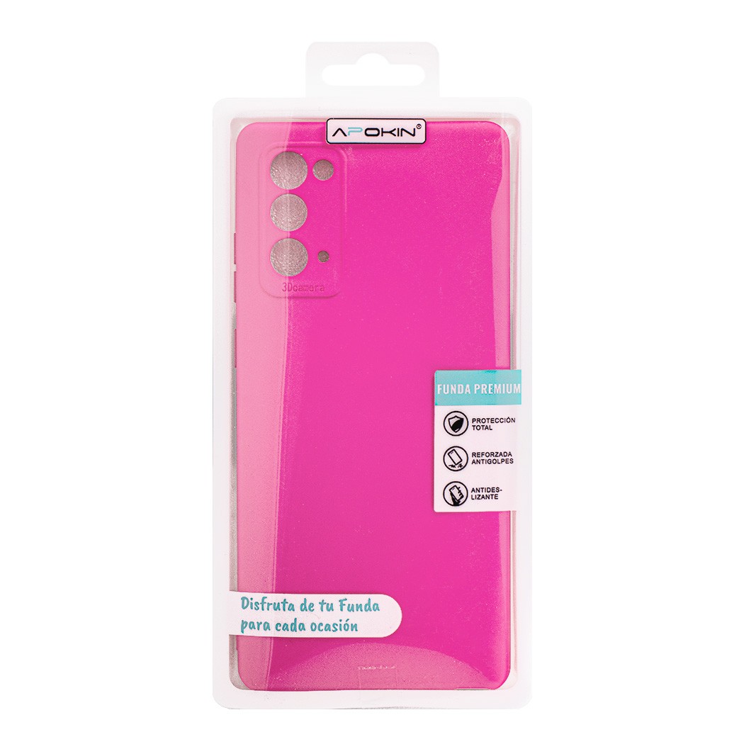 Funda Gel Tacto Silicona + Colgante Lila iPhone 13 Pro Max