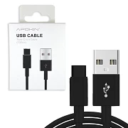 Pack-10 Cables Type-C Black...