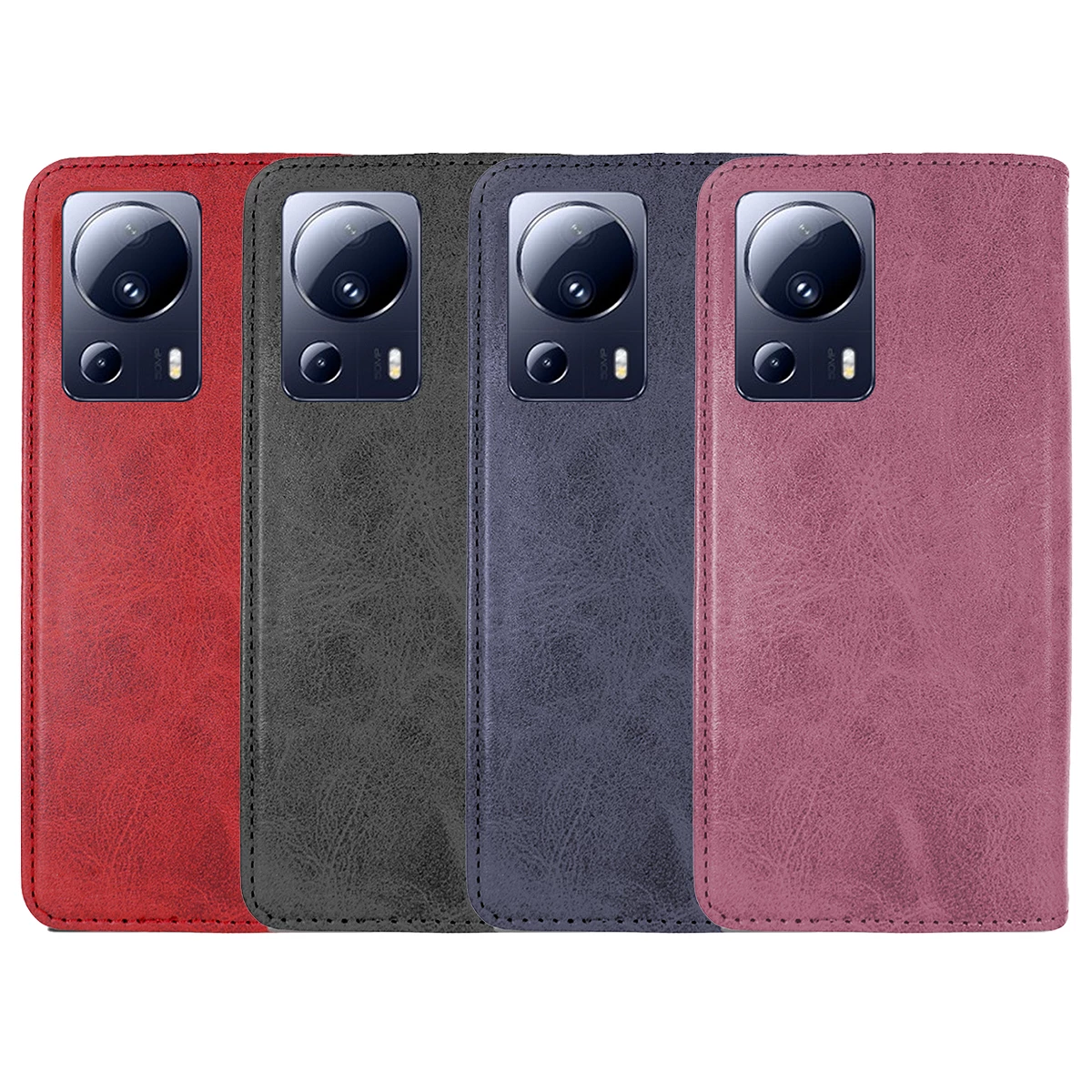 Funda Tapa con Tarjetero Xiaomi Mi 10T Lite Polipiel - 4 Colores