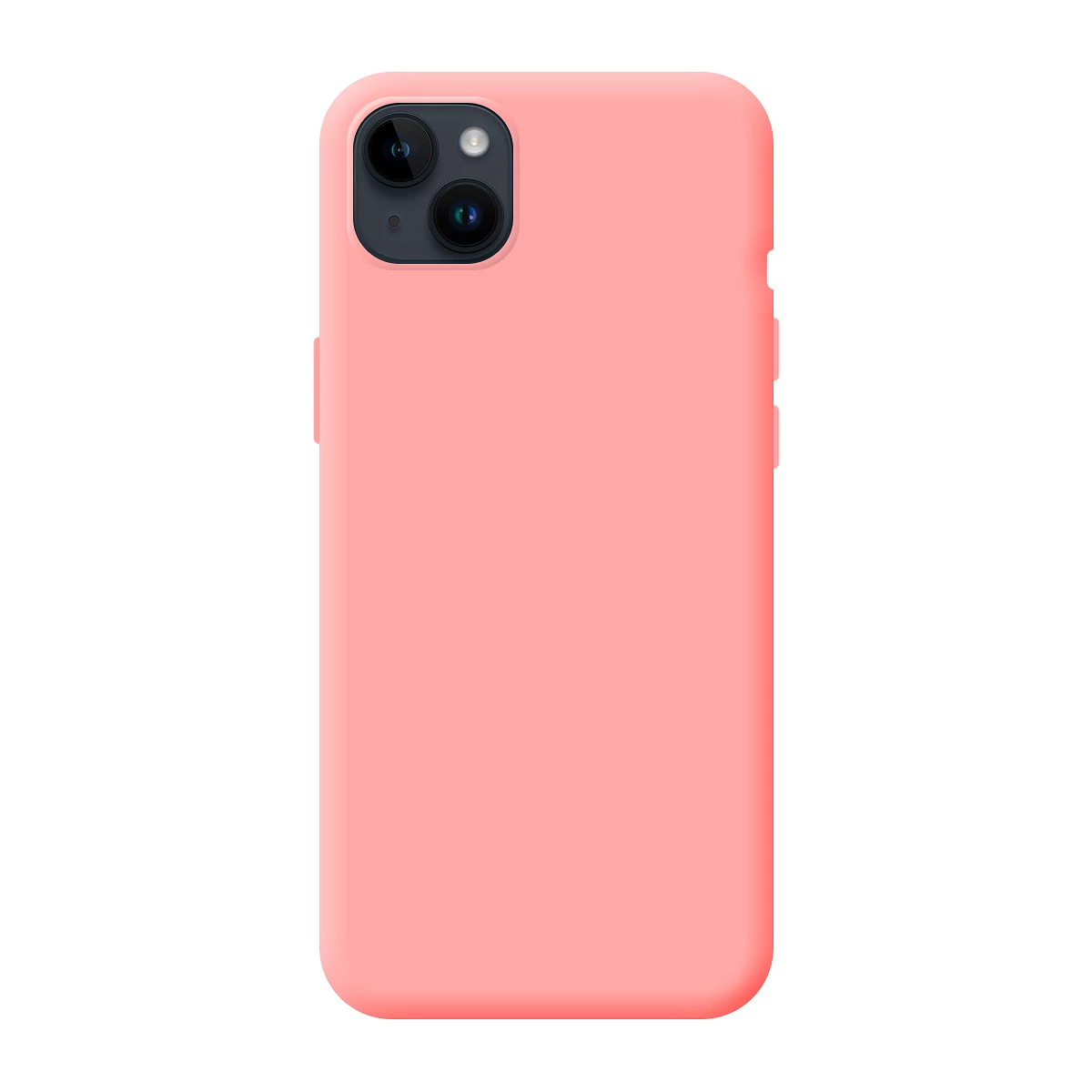 Funda Gel Tacto Silicona Rosa iPhone 15 Pro Max