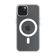 Transparente PREMIUM-Hülle mit MagSafe für iPhone 15 Plus