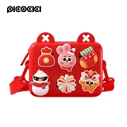Picocici Children's Silicone Bag K10 Red