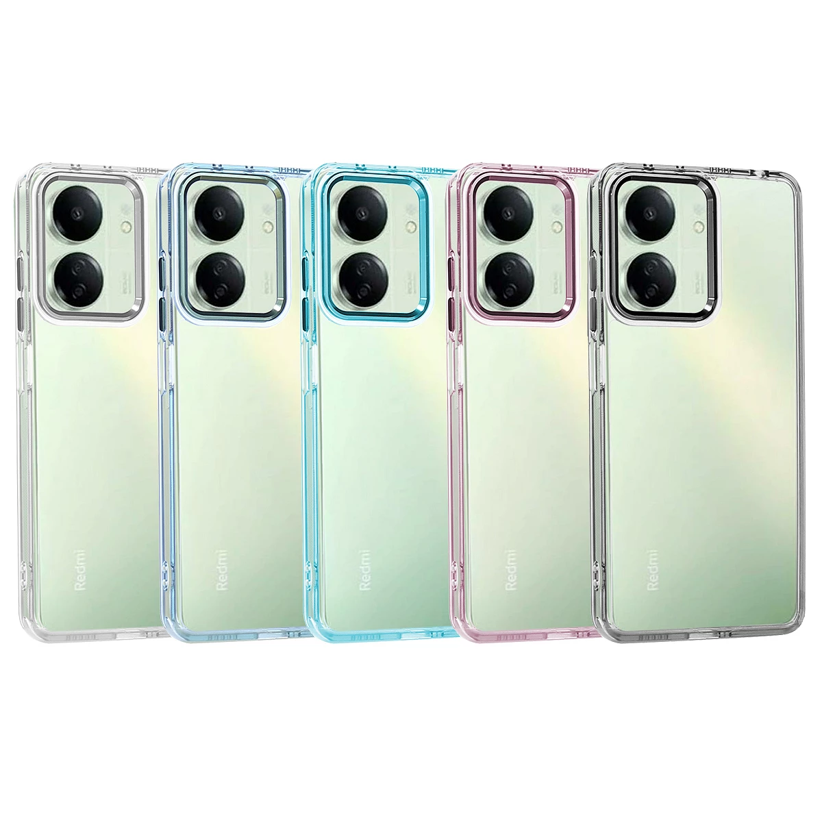 Huawei Honor 90 lite 5G Funda Colgante transparente con cordón color Rosa  Fucsia