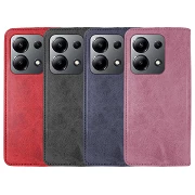 Coque Couvercle à carte Xiaomi Redmi Note 13 4G Polyéthylène - 4 couleurs