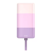 WIWU Power Bank 10000 Lightning y Entrada Tipo-C P015 Rosa