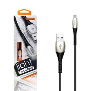 Cable Moxom CC-66 with Light 2.4A - MicroUSB