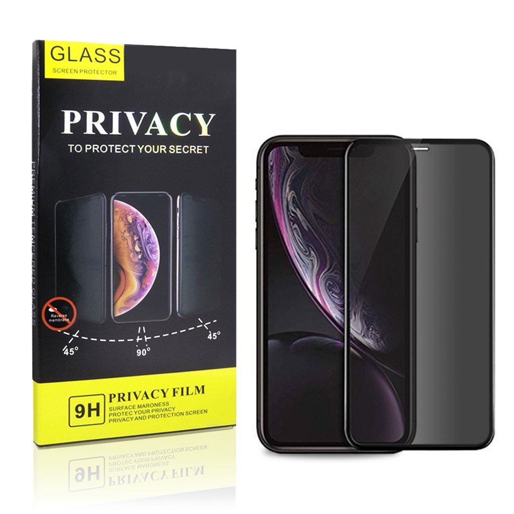 Comprar Cristal Templado 5D Privacidad para iPhone XR Protector de Pantalla