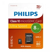 Cartão microSD Philips 8GB...