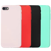Duo iPhone 7/8/SE 2020 Funda Silicona Suave con Perfume + Cristal Templado Completo disponible en 4 Colores