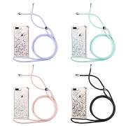 Gel transparent case with Iphone cord 7 / 8 PLUS 4-Colors