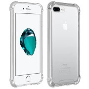 Custodia antigolpe iPhone7 Plus Gel trasparente con angoli rinforzati