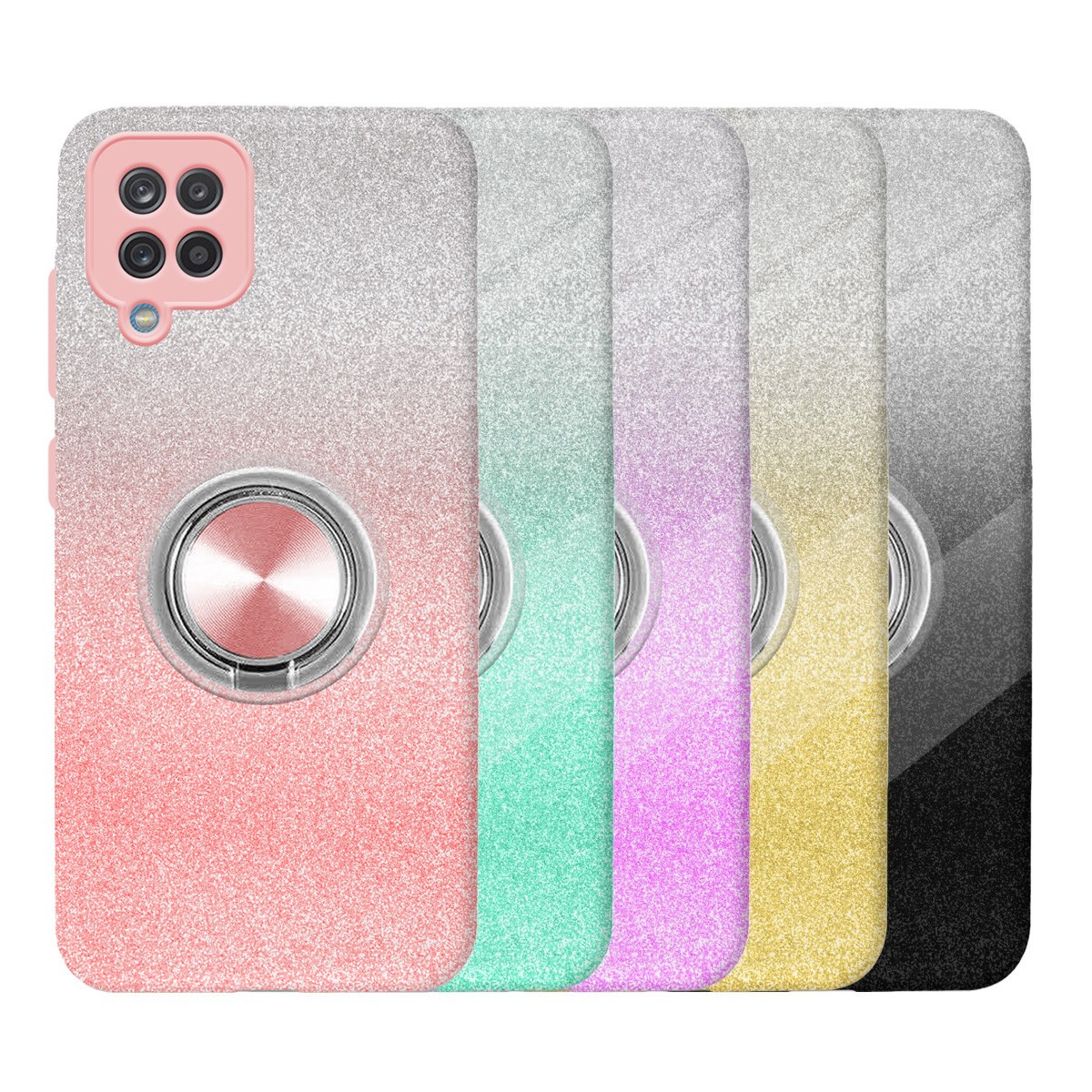 Funda Silicona Brillante Xiaomi Redmi Note 11 Pro con Imán y Soporte de  Anilla 360 5 Colores