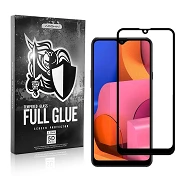 Cristal templado Full Glue 5D Samsung Galaxy A20S Protector de Pantalla Curvo Negro