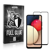 Cristal templado Full Glue 5D Samsung Galaxy A02S Protector de Pantalla Curvo Negro