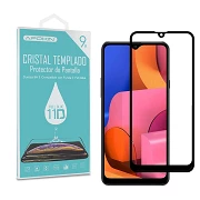 Full Glue Tempered Crystal 11D Premium Samsung Galaxy A20S Black Curve Screen Protector