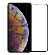 Full Glue Tempered Crystal iPhone Xs Max Black Screen Protector