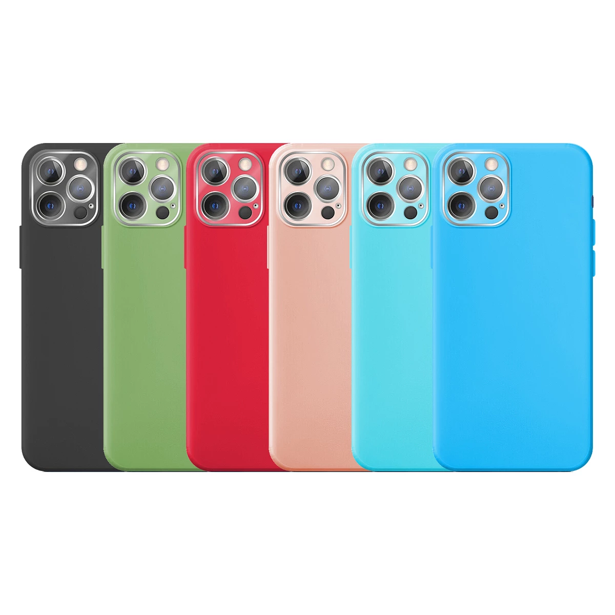 Comprar Funda Silicona Suave IPhone 13 pro con Protector Camara 3D - 7  Colores premium muy agradable al tacto, disponible en 7