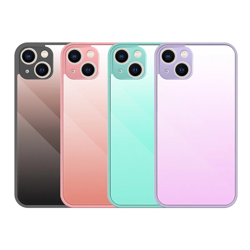 Funda de gel de silicona ultrafina rosa para Apple Iphone 13 Mini